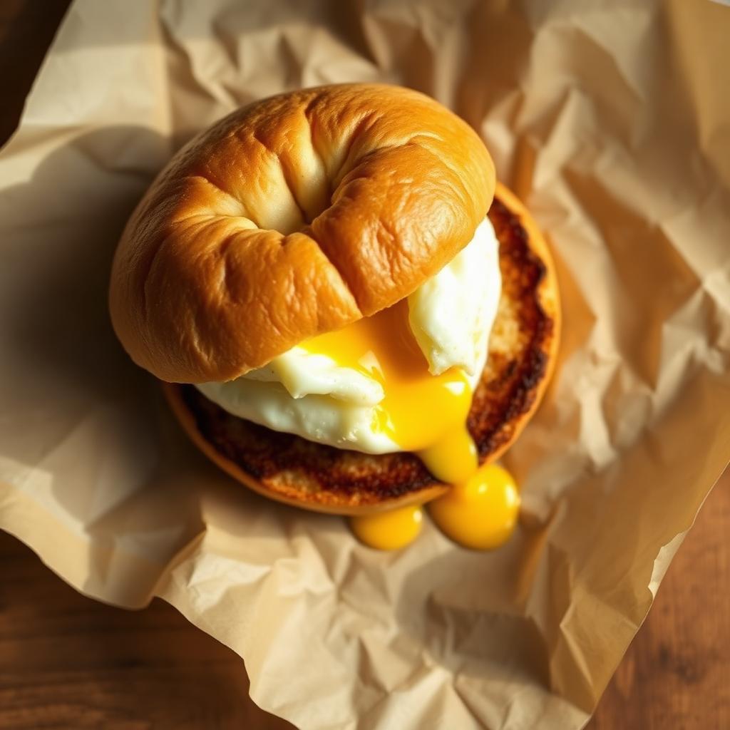 Egg & Cheese Breakfast Sandwich